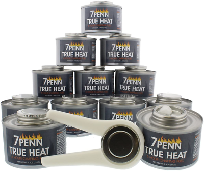 7Penn Chafing Fuel Cans with Opener 12pk 6hr Canned Heat Fondue Fuel Burners $38.32