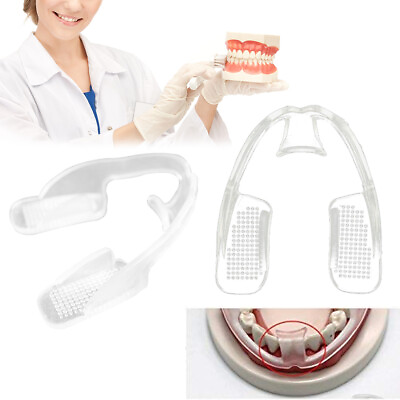 #ad 2Pcs Professional Dental Mouth Guard For Night Teeth Grinding Bruxism Deep Sleep $13.99