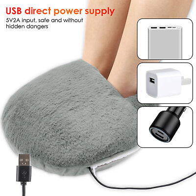 #ad #ad Heated Foot Warmer Winter Electric USB Feet Heating Pad Cushion Fast Heating $24.00