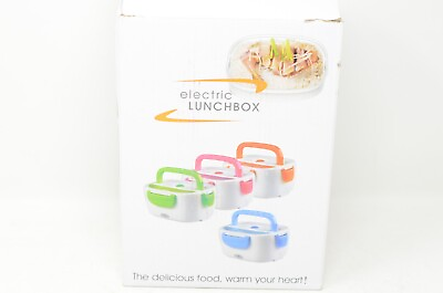 #ad Electric Lunch Box 3 in 1 Portable Food Warmer Lunch Box Leak Proof Pre owned $15.00