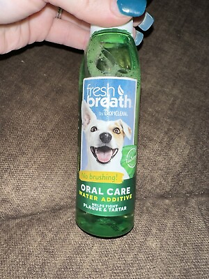 #ad Fresh Breath By Tropiclean Dog Oral Care Water Additive 4 oz Mouth Wash For Dogs $5.00