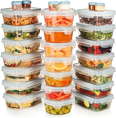 #ad Set of 42 Leak Proof Food Storage Containers with Airtight Lids Shazo $26.99