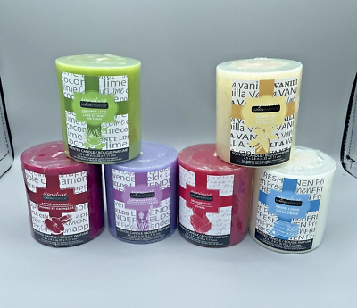 #ad #ad Lot of Six 6 NEW Signature Luminessence Different Scented Candles 2.5quot;x 2.8quot; $28.49