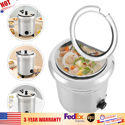 #ad Electric Countertop Food Soup Warmer Buffet Kitchen Restaurant Commercial 400W $71.25