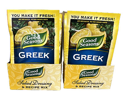 #ad Good Seasons Greek Salad Dressing amp; Recipe Mix 0.7 oz Envelopes Pack of 24 $9.88