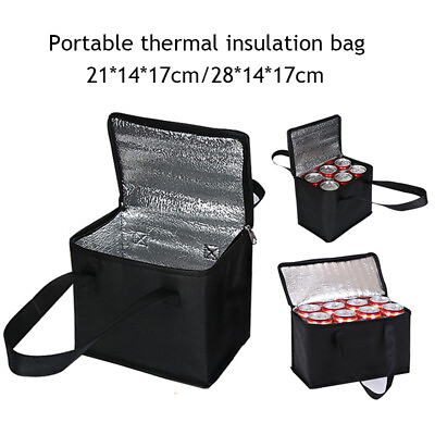 Thermal Insulated Lunch Bag Cool Food Bag Box Cooler Drink Case Camping Beach $4.89