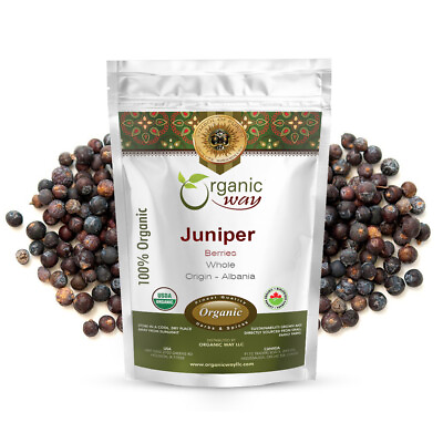 #ad #ad Organic Way Juniper Berries Whole Organic Kosher amp; USDA Certified $19.99