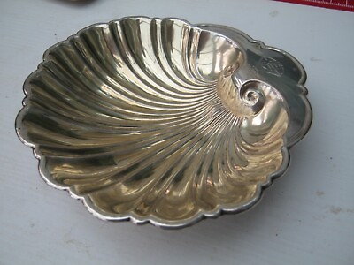 Vintage Art Deco GORHAM Silver Scallop Shell Butter Dish GBP 90.00