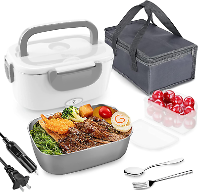 #ad Electric Lunch Box Food Heater 3 in 1 Portable Food Warmer Lunch Box for Car amp; $31.24