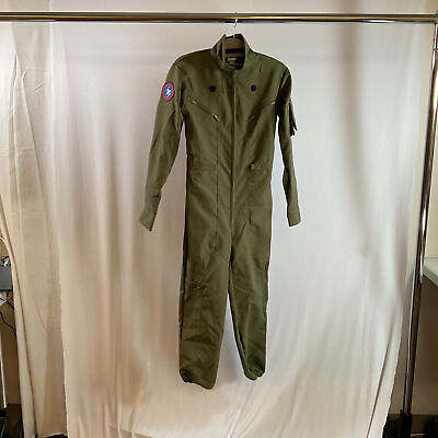 #ad Party City Boys Olive Top Gun 2 Maverick Flight Suit Costume Size 12 14 $34.99