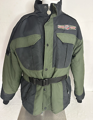 #ad Arctic Wear Arctic Cat Mens Large Snowmobile Jacket Removable Lining Zip Snap $59.99