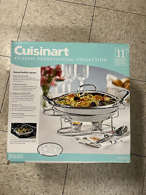 #ad #ad 【NEW】CUISINART 7BSR 28 11 INCH ROUND BUFFET SERVER $90.00