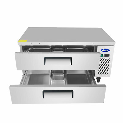 NEW 48quot; Chef Base Refrigerated Stainless Steel Cooler NSF Atosa MGF8450GR #4707 $2490.00
