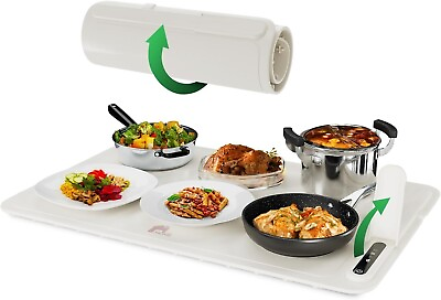 #ad EconoHome Flexible Food Warmer Electric Powered Food Warming Plate $39.99