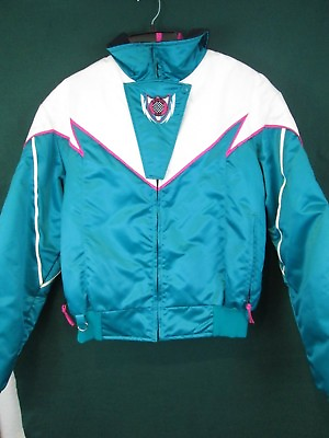 #ad Artic Cat Snowmobile 2 In 1 Winter Jacket Articwear Teal Pink Womens MT Medium T $49.99