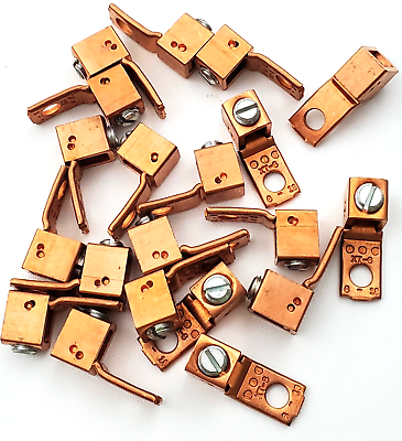 #ad Lot of 20 Ilsco XT 6 One Hole Copper Mechanical Lugs #6 #18 AWG #10 Bolt Hole $16.99