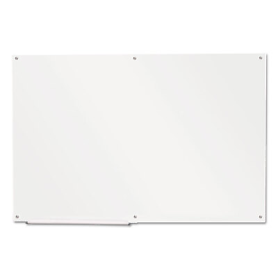 Universal Frameless Glass Marker Board 72quot; x 48quot; White 43234 $324.58