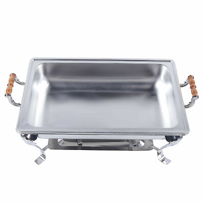Damaged 201 Stainless Party Buffets Catering SteelDish Set Food Warmer 9L $45.40
