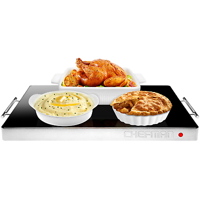 #ad Chefman Electric Warming Tray with Adjustable Temperature Control $71.28