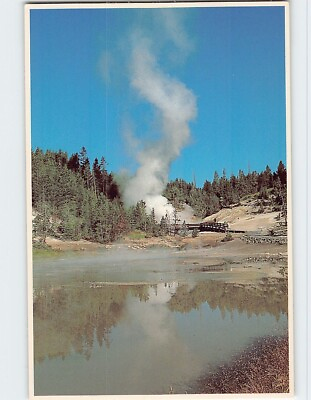 #ad Postcard Dragons Mouth in Yellowstone National Park Wyoming $8.39