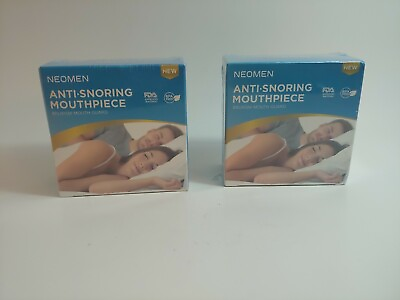#ad Neomen Anti Snoring Mouthpiece Bruxism Mouth Guard 2 Pack New $14.00