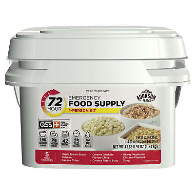#ad Augason Farms 72 Hour 1 Person Emergency Food Supply Kit 4 lbs 1 oz $25.00