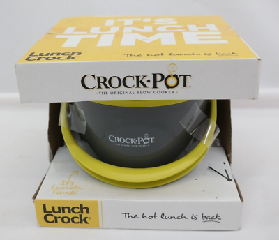 #ad #ad Crock Pot Lunch Crock Food Warmer Gray amp; Lime EL $34.99