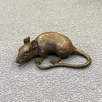 #ad #ad Bronze antique rat statue collection decorative rat animal statue $21.88