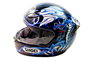 #ad Shoei RF 1000 Full Face Lightning Dragon Motorcycle Helmet Size XL 7 5 8 7 3 4 $79.00