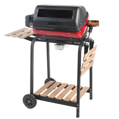 50 Americana Portable Electric Grill with Folding Side Tables $179.99