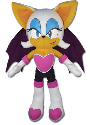Ships Fast GE Great Eastern Sonic the Hedgehog 12quot; Rouge the Bat Plush $25.98