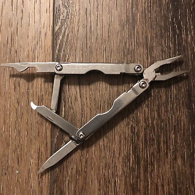 #ad #ad Vintage Stainless TOOLZALL PocketPro Multi Tool Folding Knife $25.99