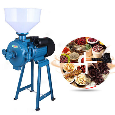 Dry Food Electric Feed Mill Grinder Grain Crusher Corn Cereal Pulverizer Machine $205.00