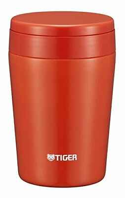 Tiger thermos vacuum insulation soup jar 380ml warm lunch box round wide Red Ne $44.62