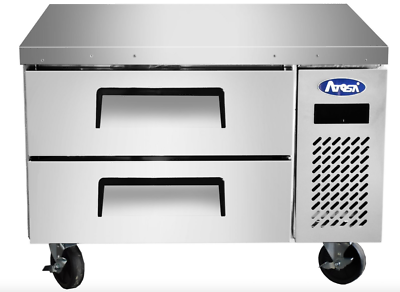 NEW 36quot; Chef Base Refrigerated Stainless Steel Cooler NSF Atosa MGF8448GR #4668 $2292.00