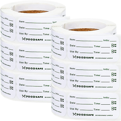 #ad Catering Food Date Storage Labels Removable Freezer Labels for Food Packaging $11.94