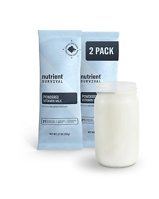 #ad #ad Nutrient Survival Vitamin Milk Powder Freeze Dried Prepper Food 2 Servings $15.78