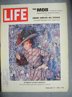 #ad #ad Life February 14 1969 Streisand’s ‘Dolly’ Artic Oil Mafia Bobby Kennedy Jr Cuba $9.95