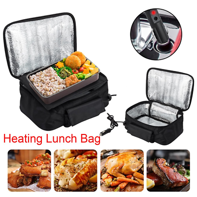 #ad Heating Lunch Box Portable Electric Food Warmer Bag Mini Oven Container for Car $37.34