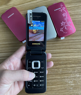 #ad #ad SAMSUNG C3520 Mobile Phone Bluetooth MP3 FM Radio GSM Flip Unlocked Cell phone $31.00