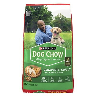 Chicken Flavor Dry Dog Food for Adults Complete amp; Balanced Nutrition 44 lb Bag $26.95