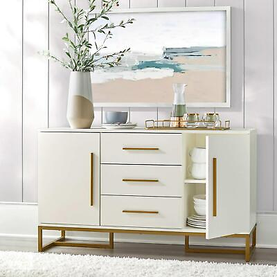 #ad #ad Modern Sideboard Buffet in White Finish 48in $259.77