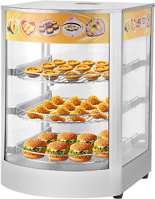 #ad #ad Commercial Food Warmer Countertop 800W Pizza Food Warmer Display Case 3 Tier E $375.36