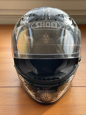 #ad SHOEI XR 1000 schwarz silber rot Motorrad Integralhelm Größe S 55 56 cm EUR 139.00