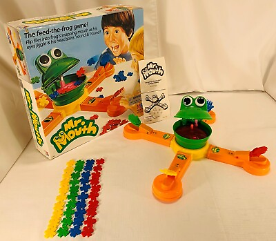 #ad 1987 Mr. Mouth Game by Milton Bradley Complete in Great Condition FREE SHIPPING $37.99