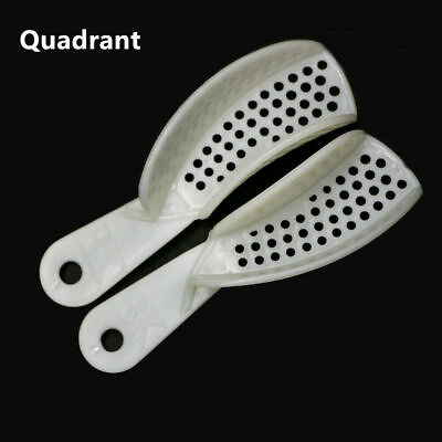 #ad #ad Dental Impression Trays Perforated Plastic Upperamp;Lower Disposable Tray Quadrant $3.02