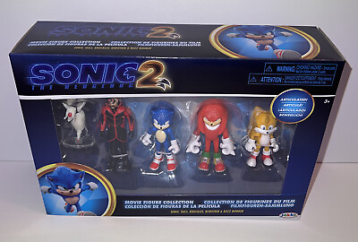 Sonic the Hedgehog Movie 2 Action Figure Pack of 5 Collection Toy Set IN HAND $34.95