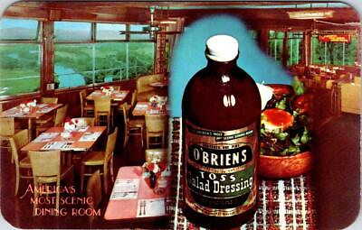 #ad #ad Waverly NY New York O#x27;BRIEN#x27;S DINING ROOM Restaurant amp; Salad Dressing Postcard $5.89