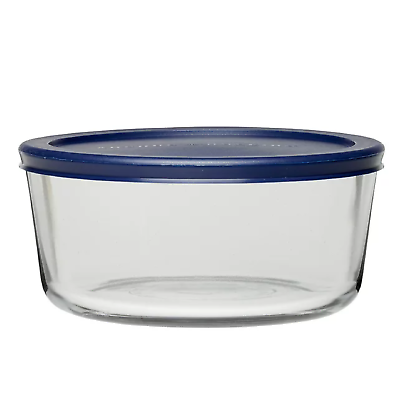 #ad Anchor Hocking Glass Food Storage Container with Lid 7 Cup Round $6.98