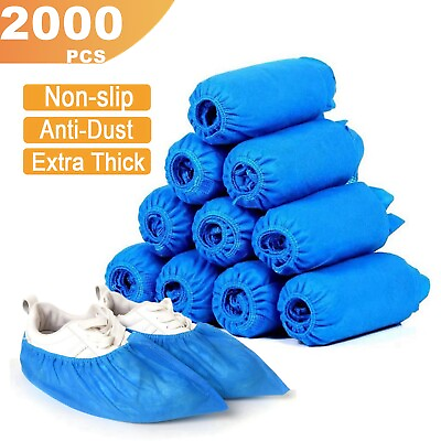 #ad #ad 100 2000pcs Non woven Disposable Non Slip Boot Shoe Covers Dust proof Breathable $65.69